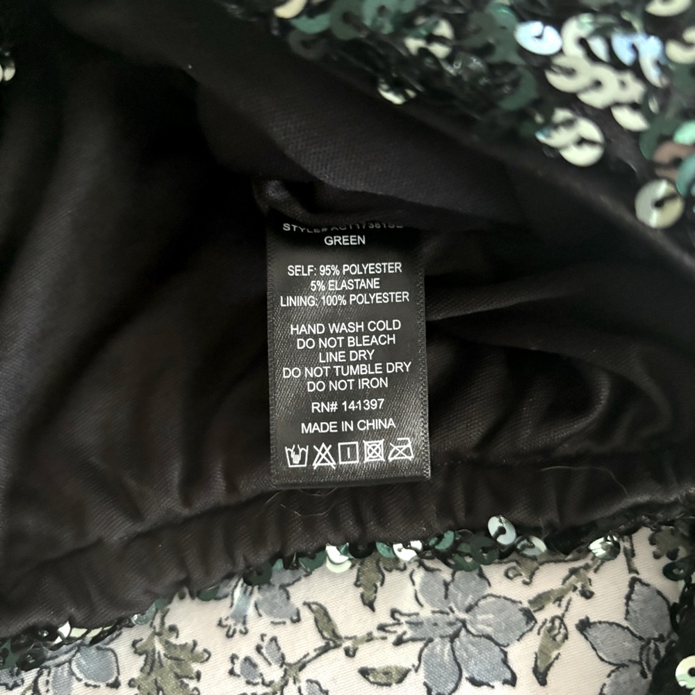 Nix Sequin Wrap Front Top - image 7